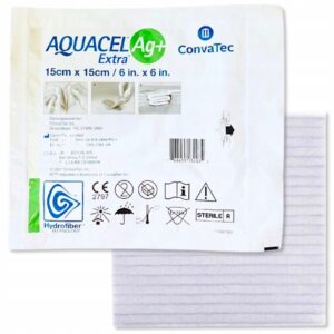 Opatrunek Aquacel Ag + Extra 15 x 15 cm opatrunek 1 szt.