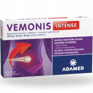 Vemonis Intense 400 mg+60 mg+40 mg tabletki powlekane 12 szt.