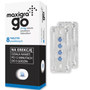 Maxigra Go 25 mg tabletki powlekane 8 szt.
