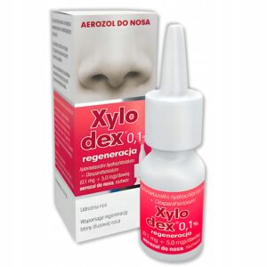 Xylodex 0,1% regeneracja (0,1 mg+5 mg)/dawkę aerozol do nosa, roztwór butelka 10 ml