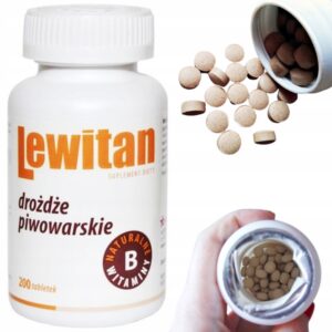 Lewitan drożdże piwowarskie tabletki 200 szt.