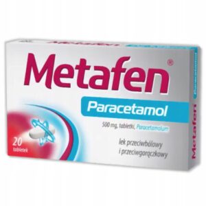 Metafen Paracetamol tabl. 500 mg 20 tabl.
