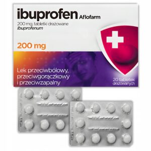 Ibuprofen Aflofarm 200 mg tabletki drażowane 20 szt.