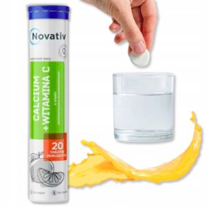 Calcium + Wit.C NOVATIV 20tabl.mus.