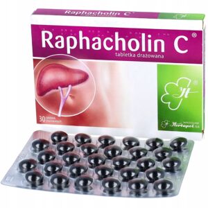 Raphacholin C tabletki drażowane 30 szt.
