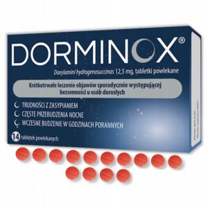 Dorminox 12,5 mg tabletki powlekane 14 szt.