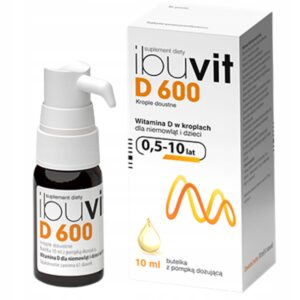 Ibuvit D 600 600 j.m. krople doustne butelka 10 ml z pompką dozującą