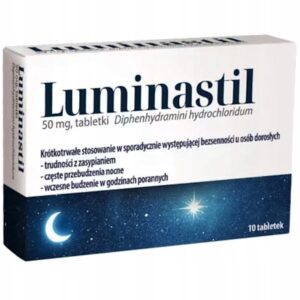 Luminastil 50 mg tabletki 10 szt.