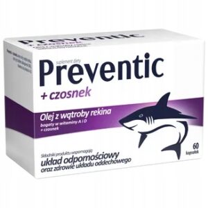 Preventic + czosnek 500 mg+50 mg kapsułki 60 szt.