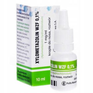 Xylometazolin WZF 0,1% 1 mg/ml krople do nosa, roztwór butelka 10 ml