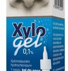 Xylogel 0,1% 1 mg/g żel do nosa butelka 10 g z pompką dozującą