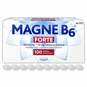 Magne B6 Forte 100 mg Mg²⁺+10 mg tabletki 100 szt.