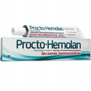 Procto-Hemolan 50 mg/g+20 mg/g krem doodbytniczy tuba 20 g