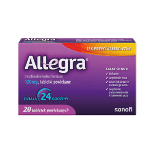 Allegra 120 mg tabletki powlekane 20 szt.
